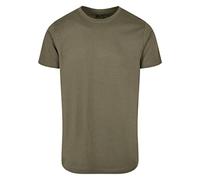 Build Your Brand Bb010-basic Round Neck T-Shirt, T-Shirt Uomo, Oliva, XS