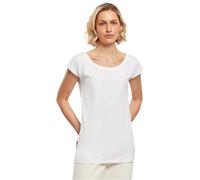 Build Your Brand Bb013-ladies Wide Neck Tee, T-Shirt Donna, Bianco, 5XL
