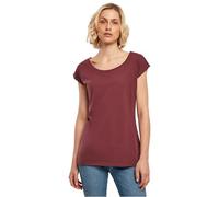 Build Your Brand Bb013-ladies Wide Neck Tee, T-Shirt Donna, Cherry, M
