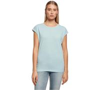 Build Your Brand By021-ladies Extended Shoulder Tee, Maglietta Donna, Blu Oceano, S