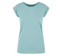 Build Your Brand By021-ladies Extended Shoulder Tee, Maglietta Donna, Bluemint, S
