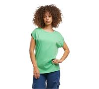 Build Your Brand By021-ladies Extended Shoulder Tee, Maglietta Donna, Ghost Green, L