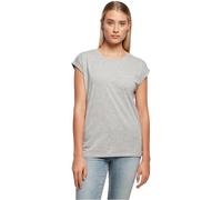 Build Your Brand By021-ladies Extended Shoulder Tee, Maglietta Donna, Heather Grey, 5XL