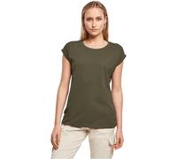 Build Your Brand By021-ladies Extended Shoulder Tee, Maglietta Donna, Oliva, XL