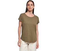 Build Your Brand By036-ladies Long Slub Tee T-Shirt, Oliva, M Donna