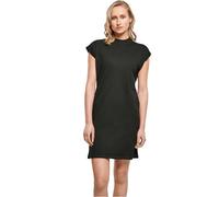 Build Your Brand By101-ladies Turtle Extended Shoulder Dress Casual, Nero, XXL Donna