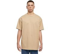 Build your Brand T-Shirt da Uomo Pesante Oversize, 100% Cotone, Union Beige, S
