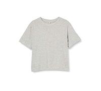 Build Your Brand By114-girls Cropped Jersey Tee T-Shirt, Grigio, 122 cm-128 cm Bambine e Ragazze