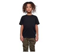 Build Your Brand By116-kids Basic Tee T-Shirt, Nero, 122 cm-128 cm Bambino