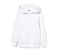 Build Your Brand By117-basic Kids Hoody Felpa con Cappuccio, Bianco, 110-116 Bambino