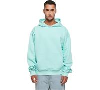 Build Your Brand By162-ultra Heavy Cotton Box Hoody Felpa con Cappuccio, Blu berillo, XS Uomo