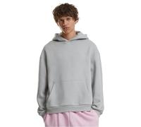 Build your Brand By284-fluffy Hoody Felpa con Cappuccio, Lightasfalto, XXXL Uomo