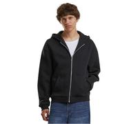 Build your Brand By285-fluffy Zip Hoody Felpa con Cappuccio, Nero, XXXL Uomo