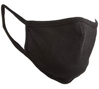 Build Your Brand Cotton Face Mask Maschera di Tutti i Giorni, Black, One Size Unisex-Adulto