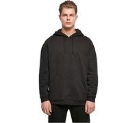 Build Your Brand Felpa Basic Oversize con Cappuccio, Nero, XS Uomo