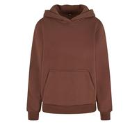 Build your Brand By289-ladies Fluffy Hoody Felpa con Cappuccio, Marrone, M Donna