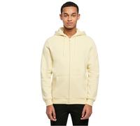 Build Your Brand Felpa con Cappuccio Heavy Zip, Giallo Chiaro, XL Uomo