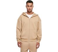 Build your Brand By192-Ultra Heavy Zip Hoody Felpa con Cappuccio, Union Beige, S Uomo