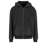 Build Your Brand Felpa con Cappuccio e Zip Intera Pesante Uomo (RW10647)