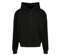 Build Your Brand Felpa con Cappuccio e Zip Intera Ultra Pesante Uomo (RW8469)