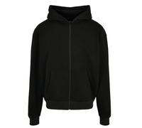 Build Your Brand Felpa con Cappuccio e Zip Intera Ultra Pesante Uomo (RW8469)