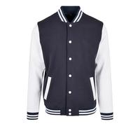 Build Your Brand Basic College Jacket Blu XS Uomo