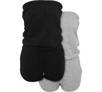 Build your Brand Ladies Caldo Tuta 2-Pack Overall Intera Jersey Stretch Nuovo