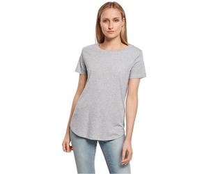 Build Your Brand Ladies Fit Tee, T-Shirt Donna, Heather Grey, M
