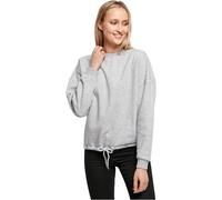 Build Your Brand Ladies Oversize Crewneck, Maglione Donna, Heather Grey, S