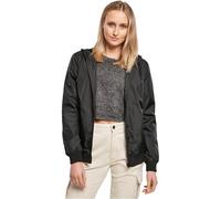 Build Your Brand Ladies Windrunner Giacca a Vento, Nero, XS Donna