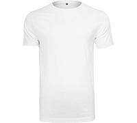 Build Your Brand Light Round Neck Maglietta, Uomo, Bianco, XXL