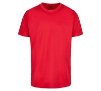 Build Your Brand T-Shirt Round Neck, Cityred, L Uomo