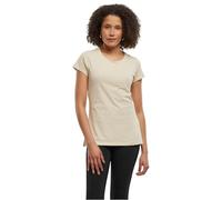 Build Your Brand Maglietta da Donna Basic, a Maniche Corte, con Scollo Rotondo, in Cotone, Disponibile in Diversi Colori, Taglie XS-5XL, Sabbia, XXXL