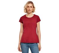 Build Your Brand Maglietta da Donna Basic Tee, Bordeaux, S