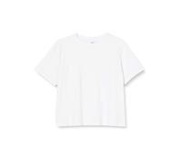 Build Your Brand By114-girls Cropped Jersey Tee T-Shirt, Bianco, 134-140 cm Bambine e Ragazze