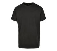 Build Your Brand Back Seam Tee T-Shirt, Nero, M Uomo