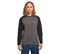 Build Your Brand Maglietta da Uomo, Carbone/Nero, S