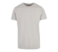 Build Your Brand Maglietta da Uomo con Scollo Rotondo, Basic da Uomo, in Cotone con Scollo Rotondo, Disponibile in Diversi Colori, Taglie XS-5XL, Lightasfalto, XL