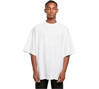 Build Your Brand Maglietta da Uomo Huge Tee, Bianco, L