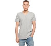 Build Your Brand Light T-Shirt V-Neck, Grigio, XXL Uomo