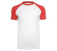 Build Your Brand Raglan Contrast Short Sleeve T-Shirt L