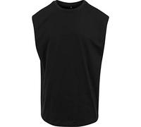 Build Your Brand By049-sleeveless Tee, T-Shirt Uomo, Nero, M
