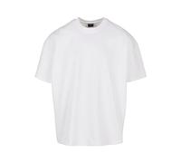 Build Your Brand Maglietta da Uomo Ultra Heavy Cotton Box Tee, Maglietta Basic da Uomo, Oversize, Taglie XS - 5XL, Bianco, XL