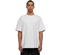 Build Your Brand T-Shirt Ultra Heavy Cotton Box Tee, Bianco, S Uomo