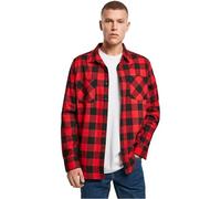 Build Your Brand Camicia A Maniche Lunghe Checked Flanell