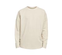 Build Your Brand Maglietta Oversize Cut-On Manica Lunga Uomo (RW8512)