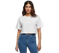 Build your Brand Maglietta Oversize da Donna T-Shirt, Bianco, M