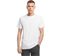 Build Your Brand Organic T-Shirt Round Neck - Maglietta a Maniche Corte Uomo, Bianco, M