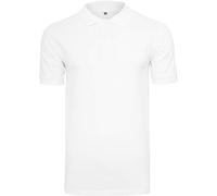 Build Your Brand Polo da Uomo in piqué, Uomo, T-Shirt, BY008-00220-0051, Bianco, S