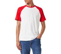 Build Your Brand Raglan Contrast Short Sleeve T-Shirt L